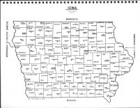 Iowa State Map, Franklin County 1965